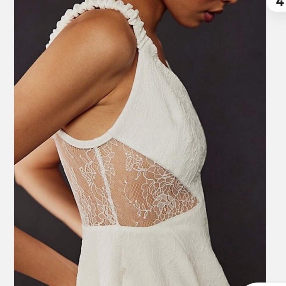 Free People Brooklyn Mini Skater Dress With Pockets NWOT - Picture 5 of 8